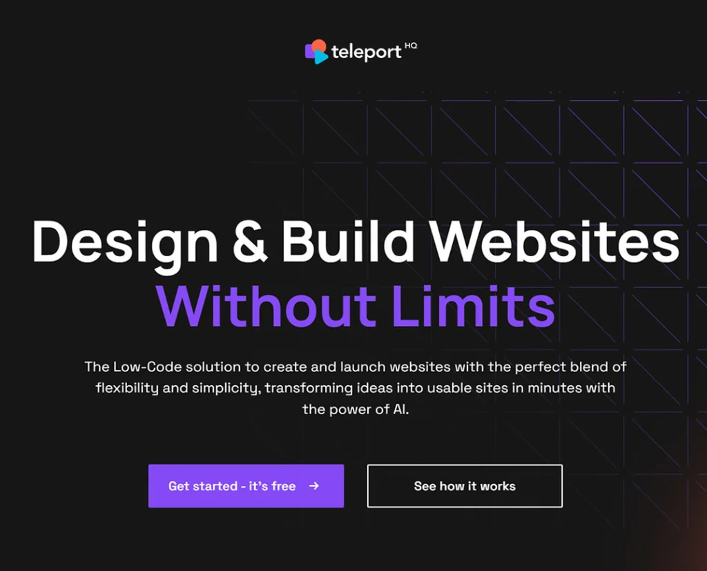 TeleportHQ AI Website Builder
