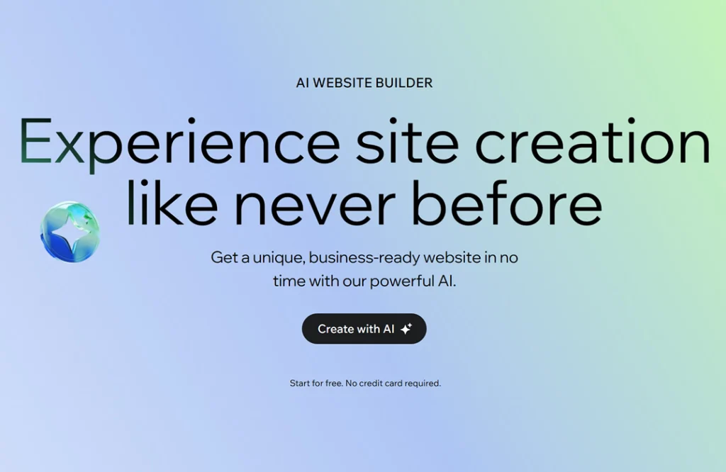 Wix AI Website Builder